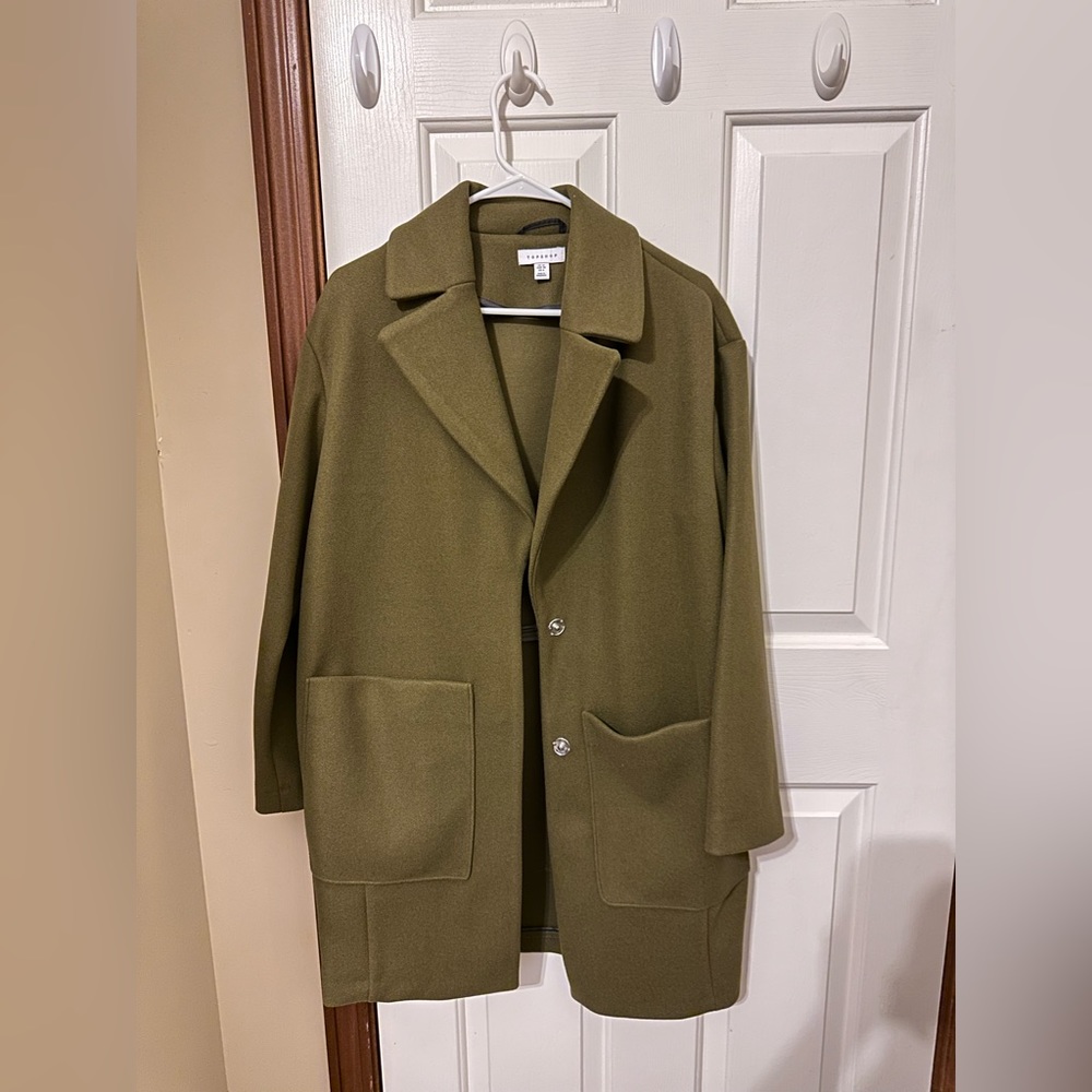 Long jacket brand TOP SHOP from my closet, I wore it once soft and comfy